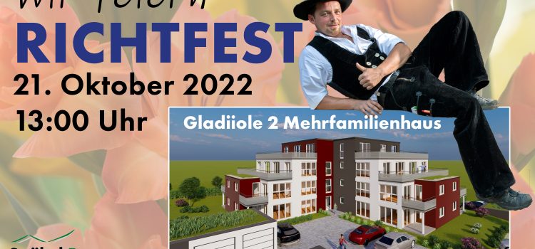 Richtfest Gladiole 2 in Schrozberg