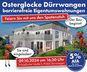 Spatenstich in Dürrwangen